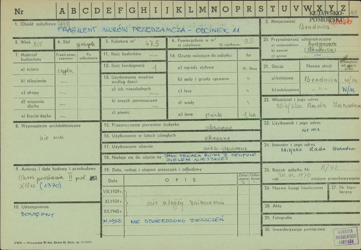 KZ - Karta zielona, skan nr 1