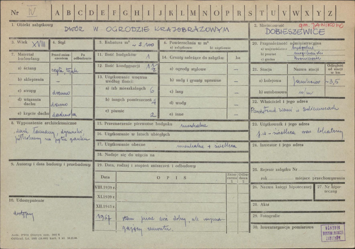 KZ - Karta zielona, skan nr 1