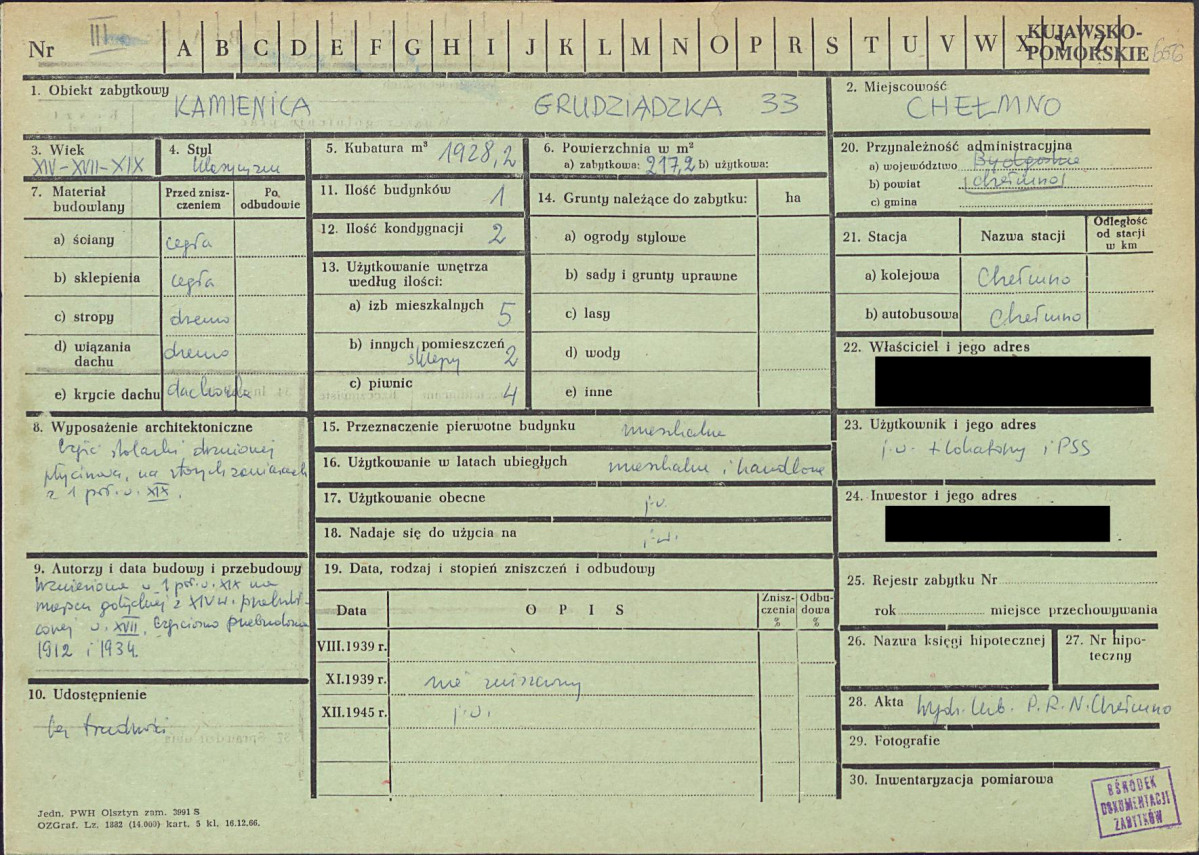 KZ - Karta zielona, skan nr 1