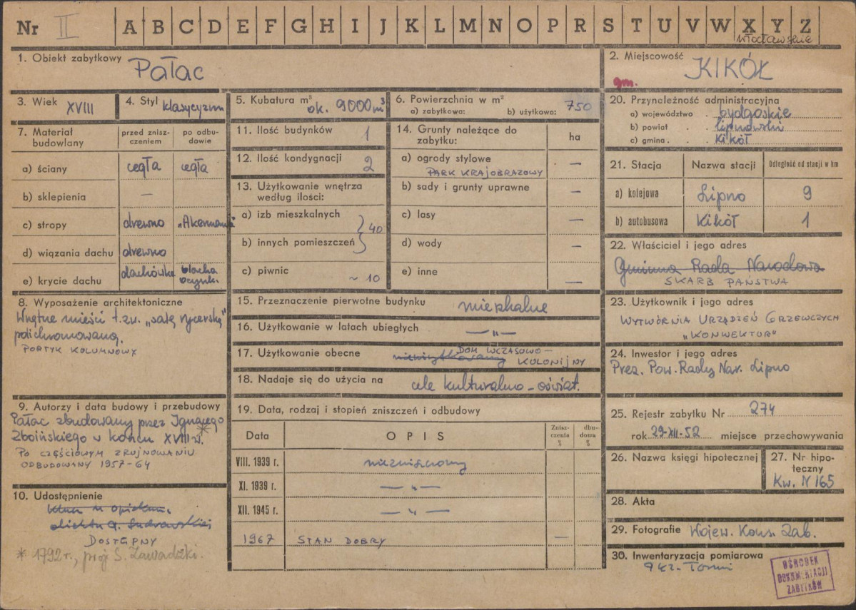 KZ - Karta zielona, skan nr 1