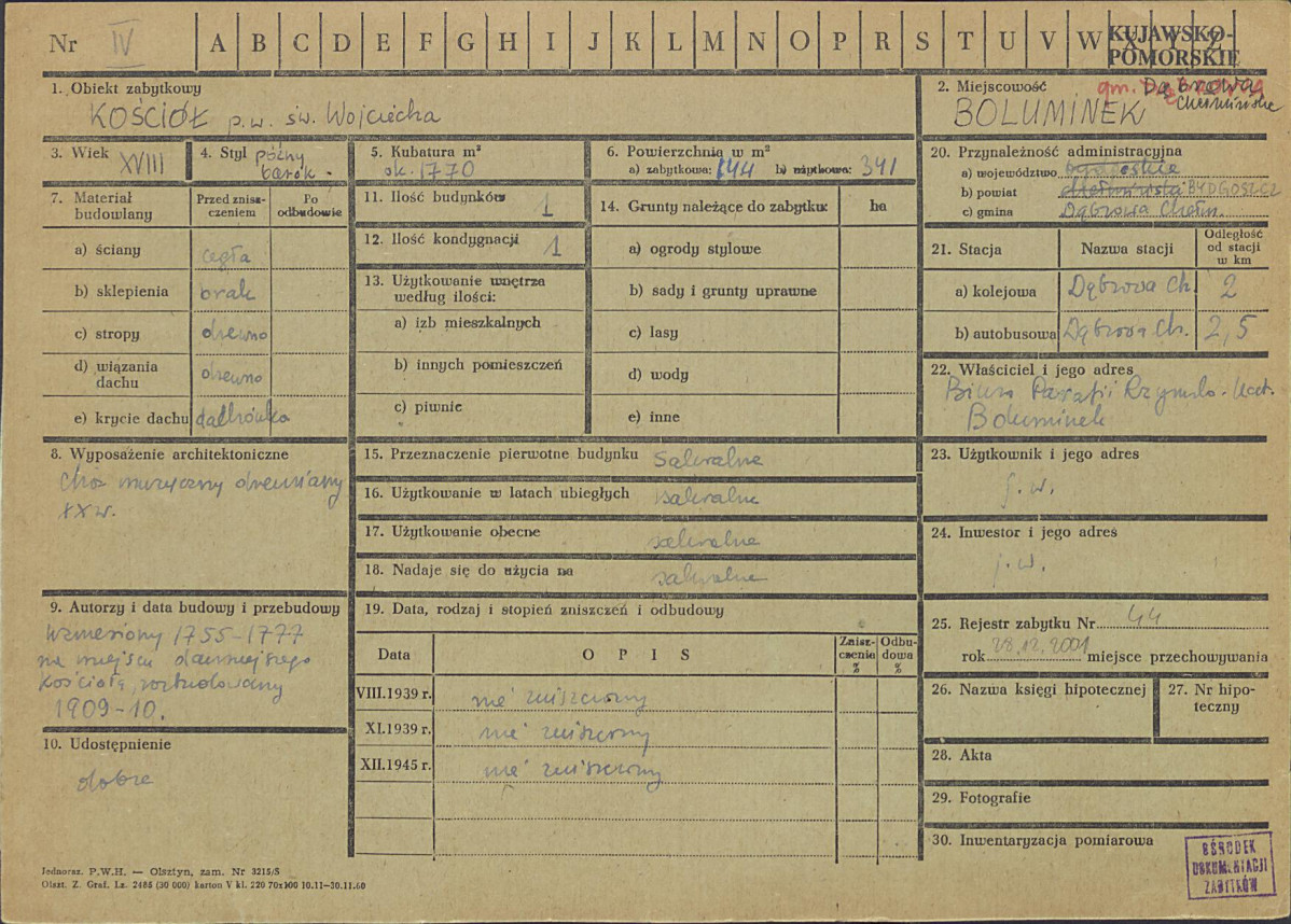 KZ - Karta zielona, skan nr 1