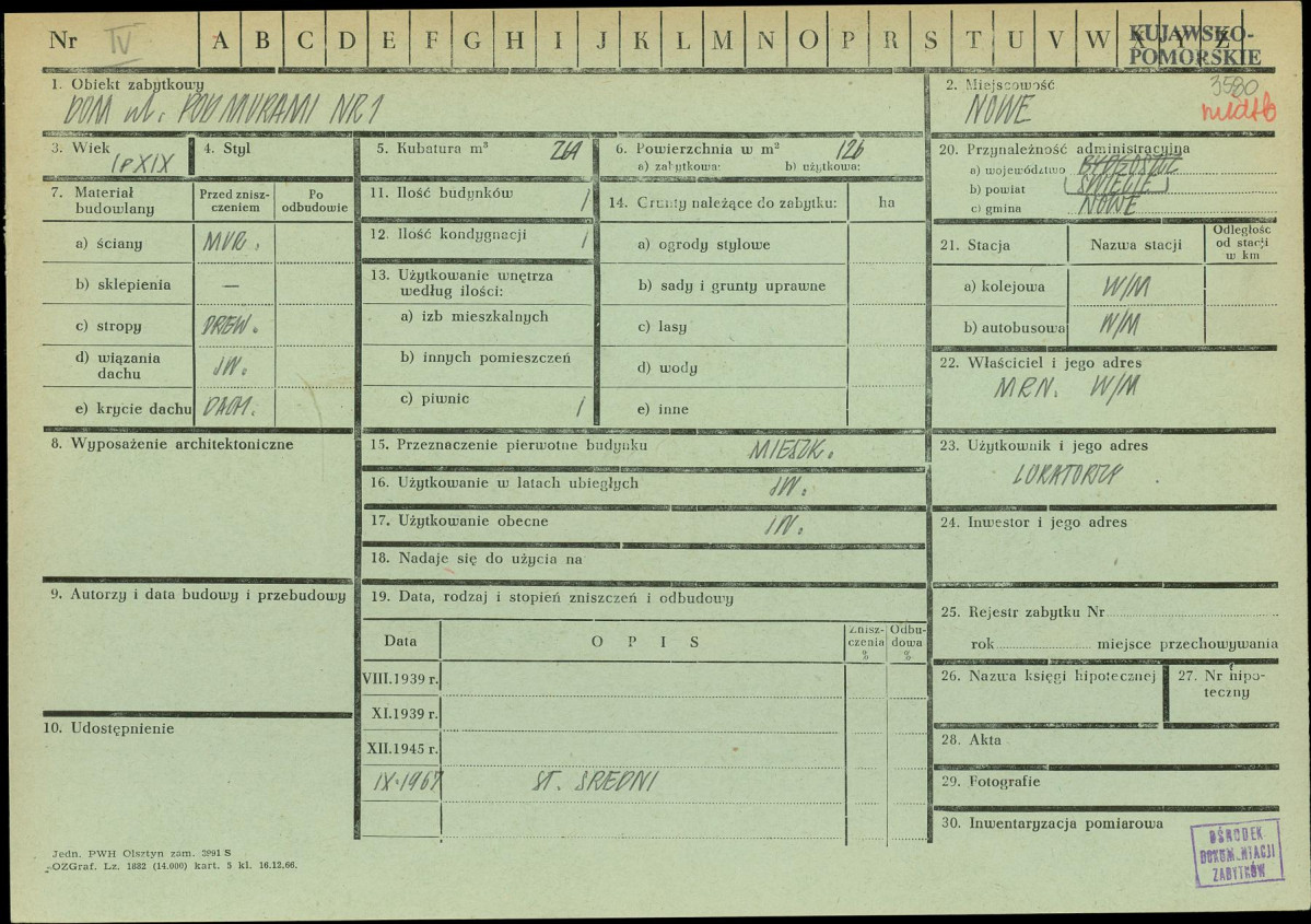 KZ - Karta zielona, skan nr 1