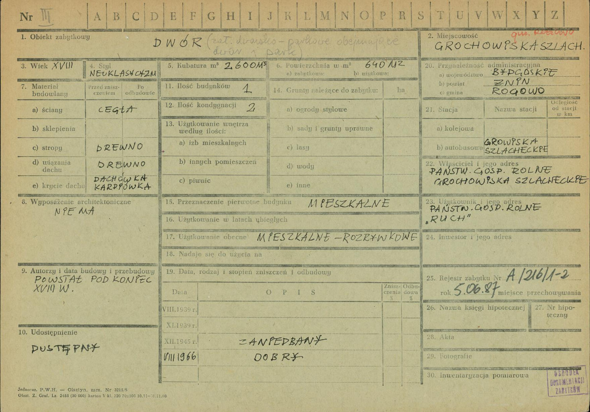 KZ - Karta zielona, skan nr 1