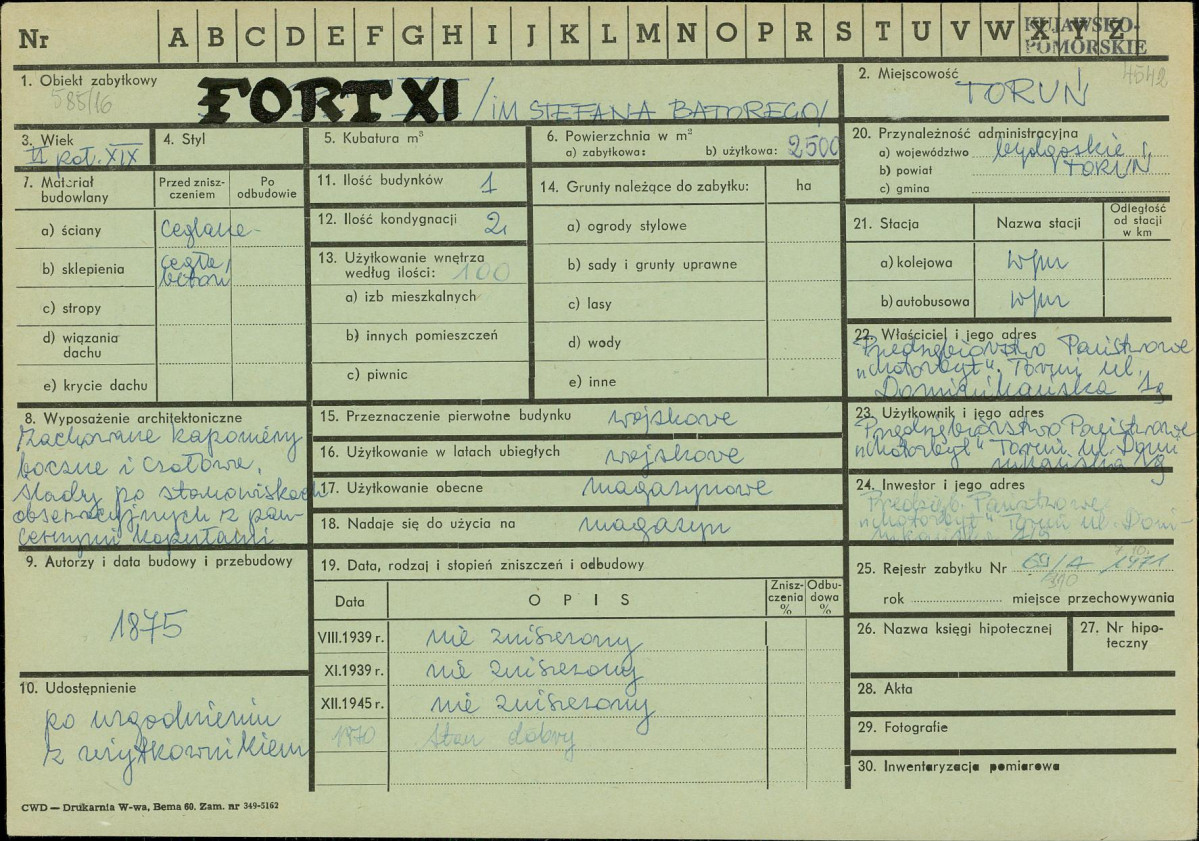 KZ - Karta zielona, skan nr 1