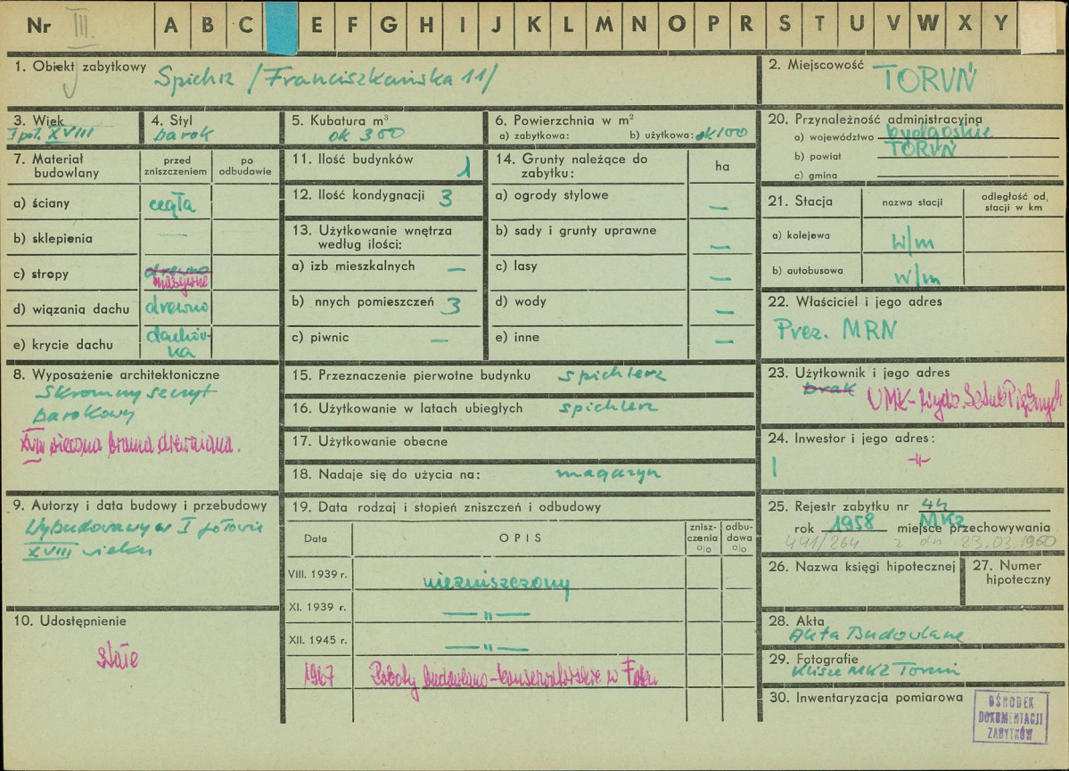 Karta zielona, skan nr 1