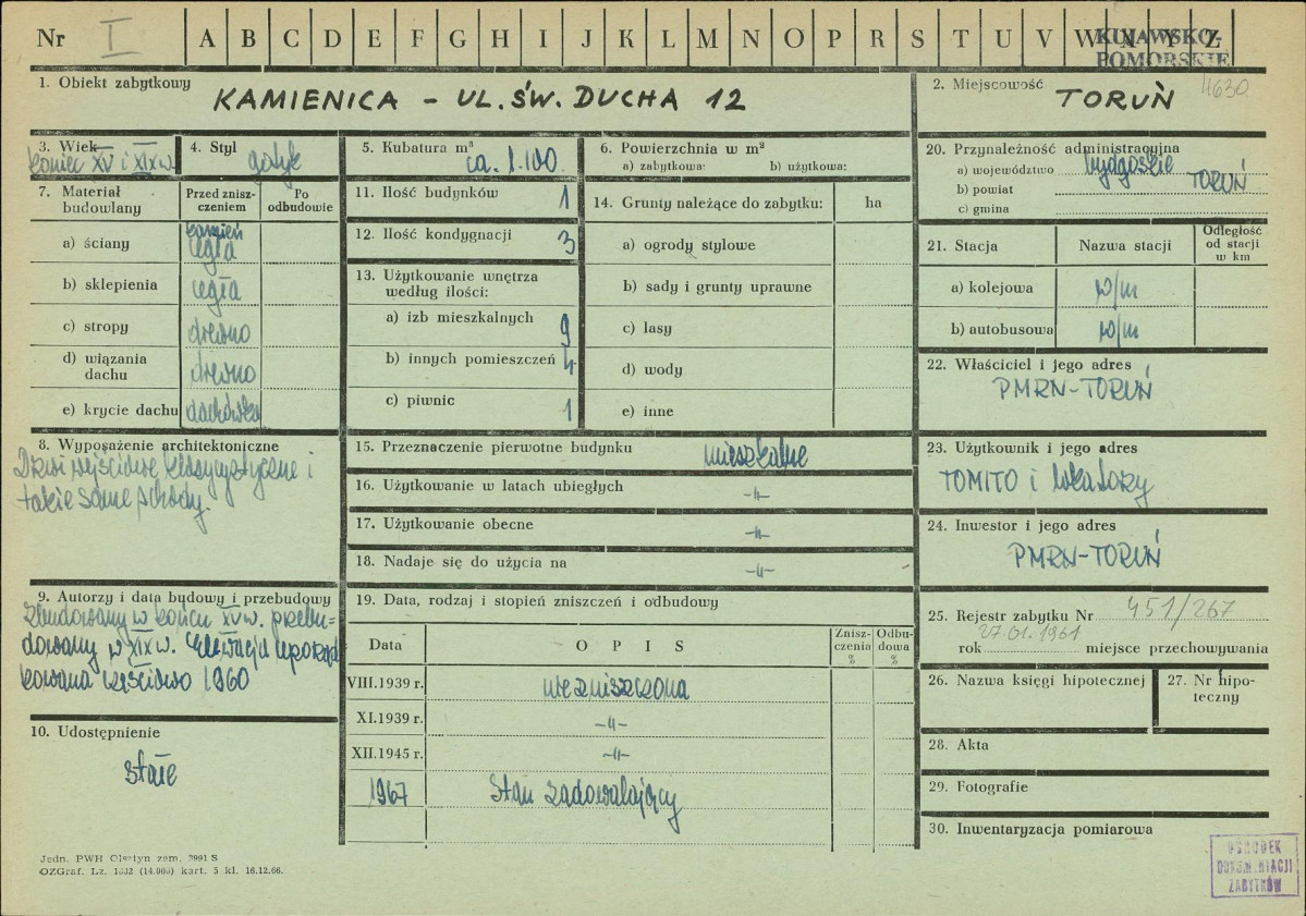 Karta zielona, skan nr 1