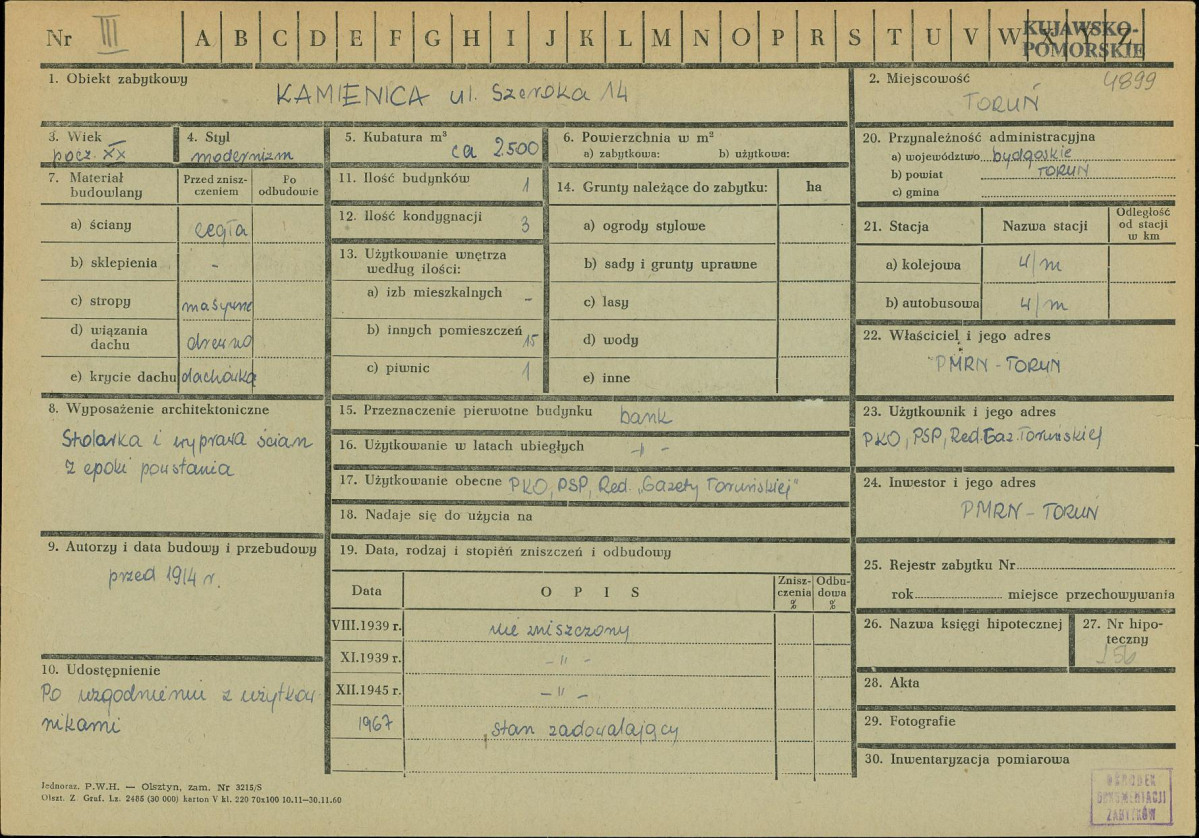 Karta zielona, skan nr 1