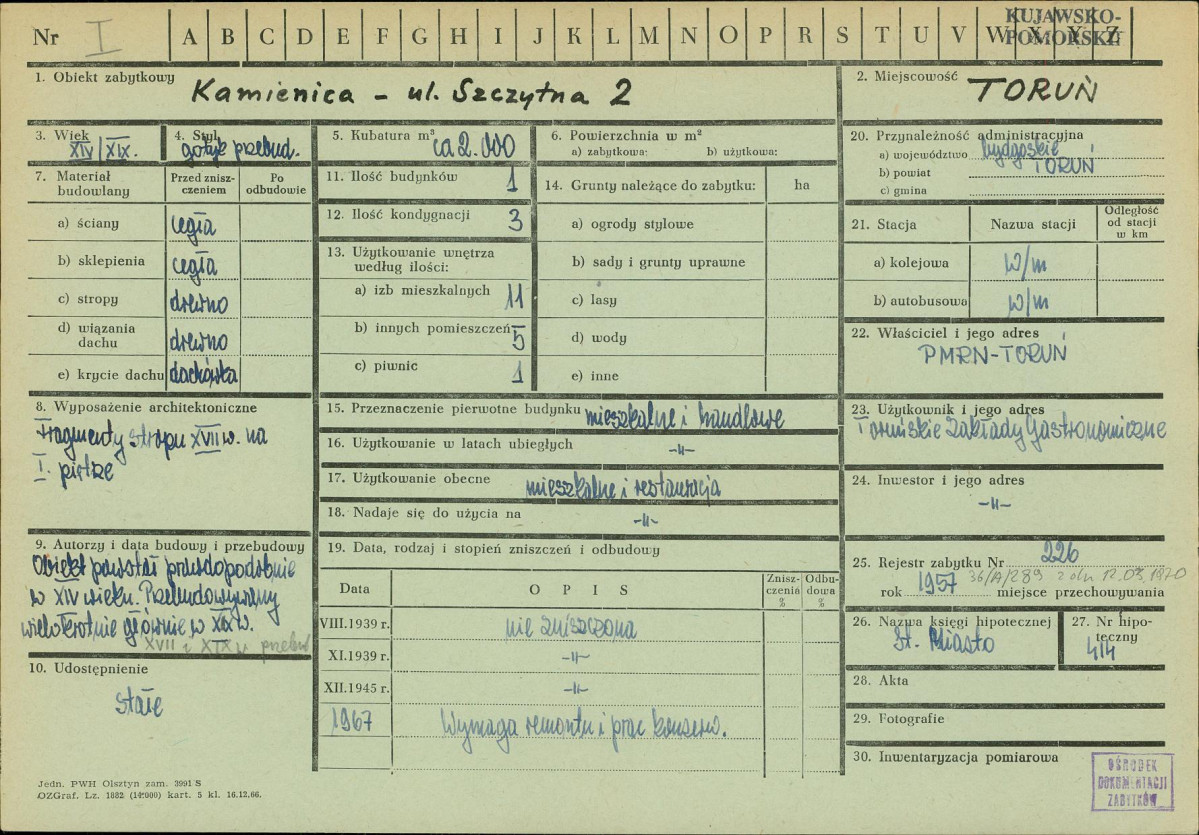 Karta zielona, skan nr 1