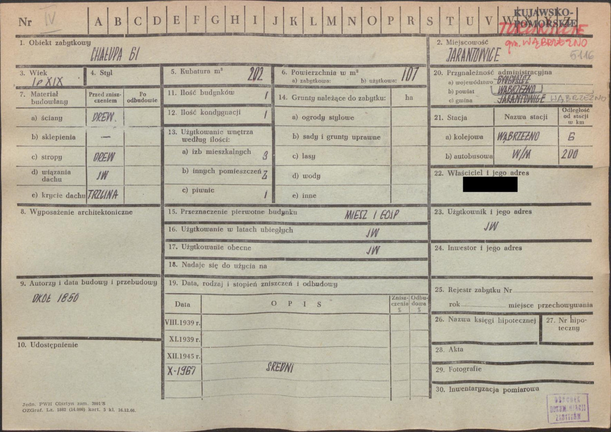 KZ - Karta zielona, skan nr 1