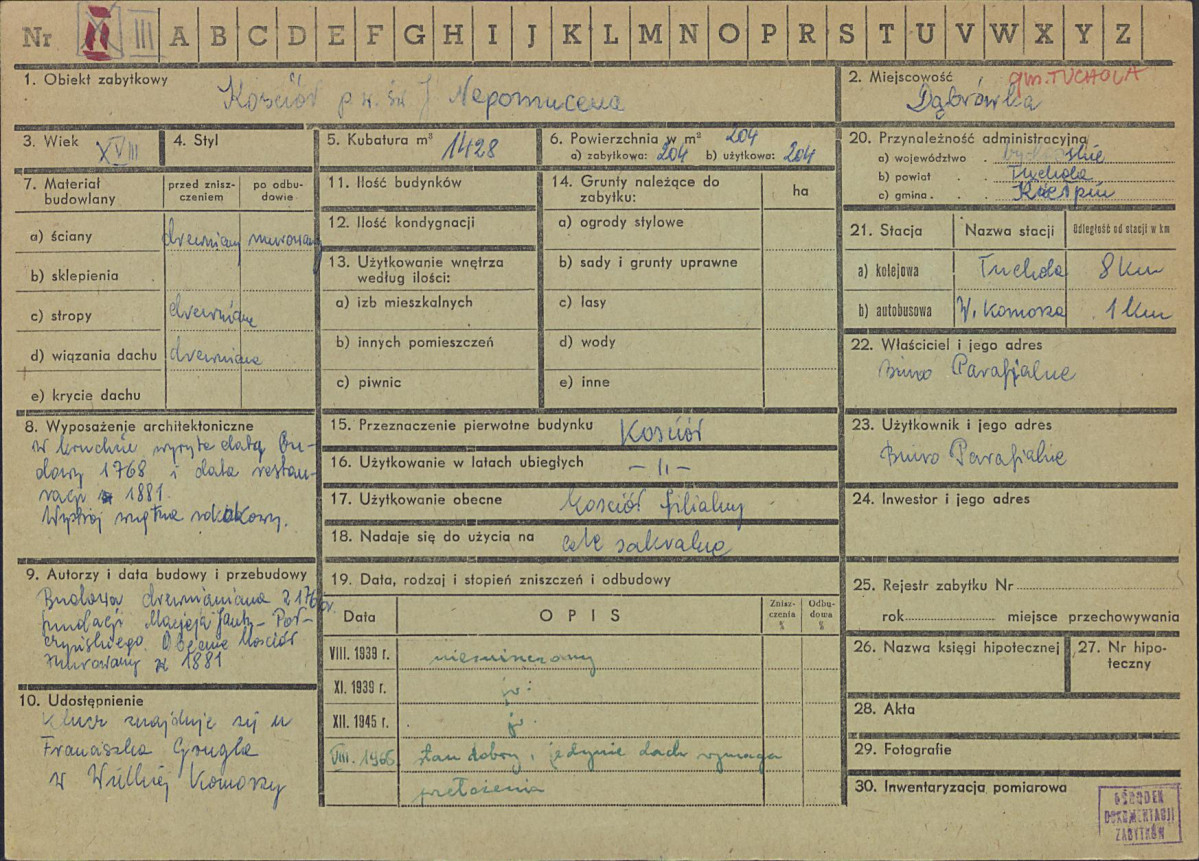 KZ - Karta zielona, skan nr 1