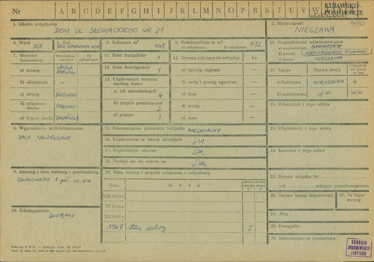 Karta zielona, skan nr 1
