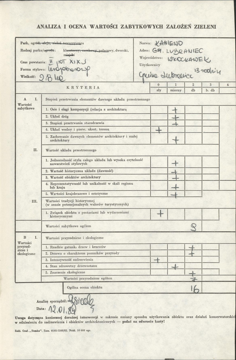 EP - Ewidencja parkowa, skan nr 3