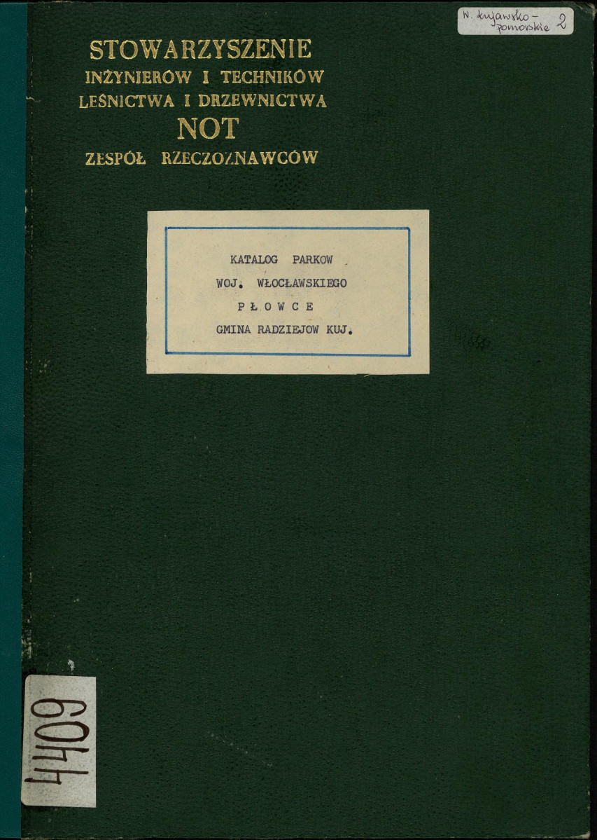 EP - Ewidencja parkowa, skan nr 1