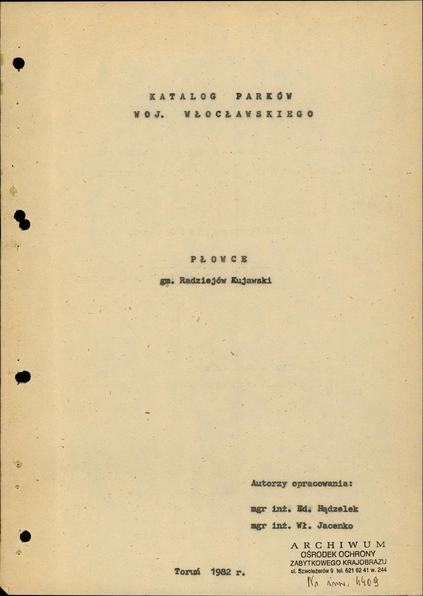 EP - Ewidencja parkowa, skan nr 6