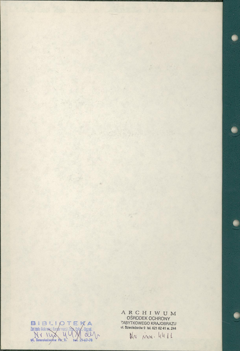 EP - Ewidencja parkowa, skan nr 2