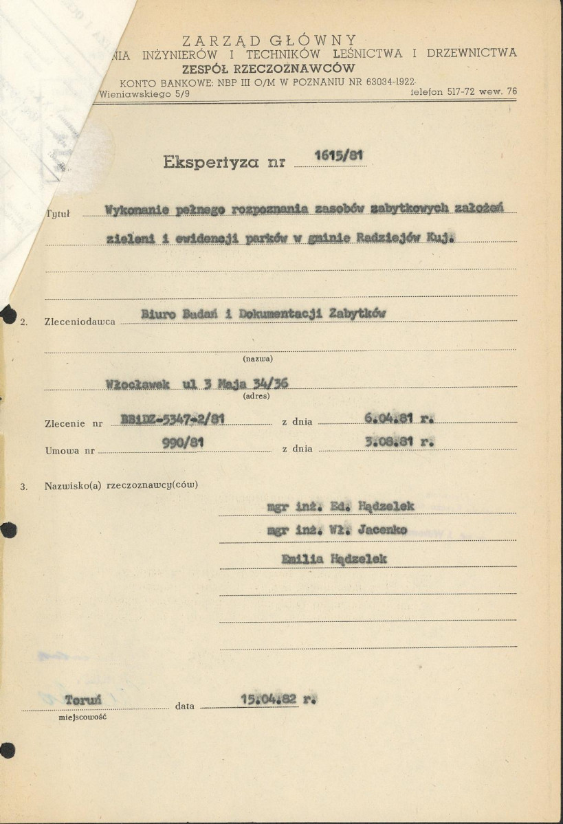 EP - Ewidencja parkowa, skan nr 4