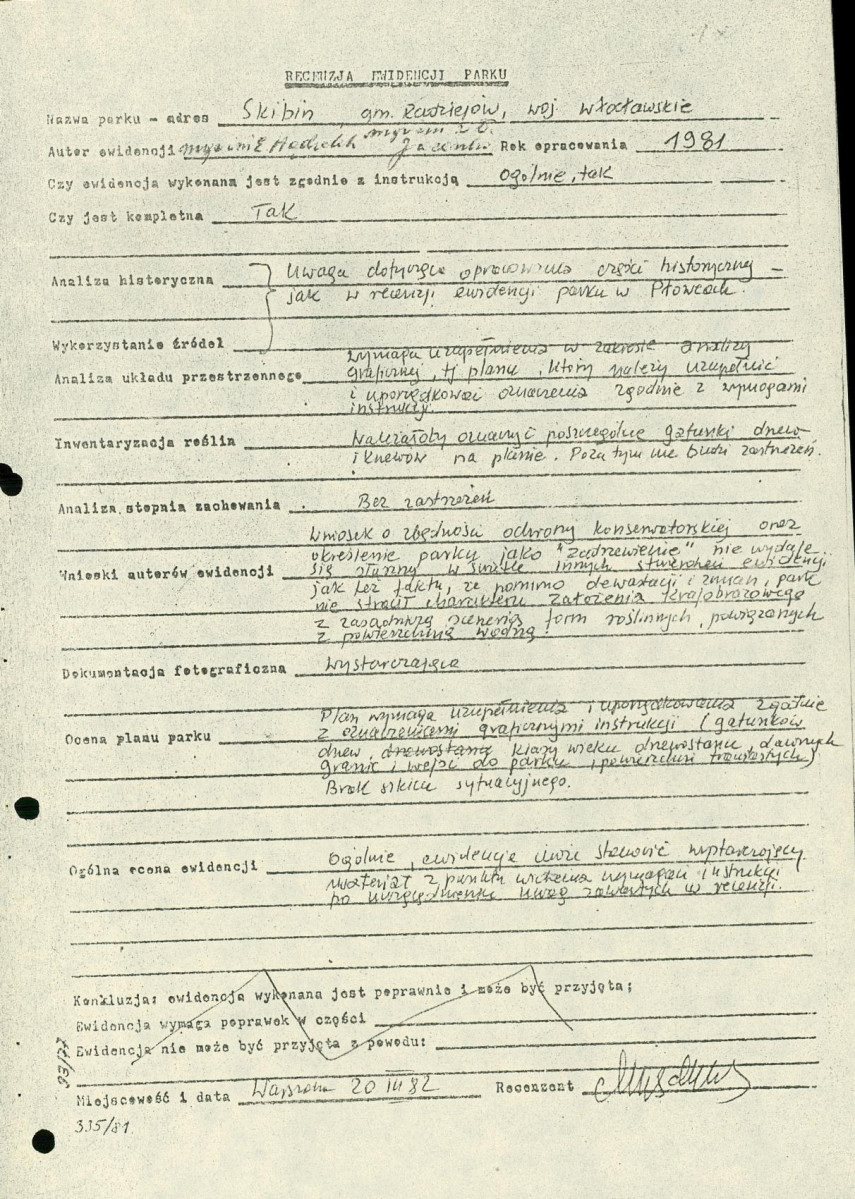 EP - Ewidencja parkowa, skan nr 7