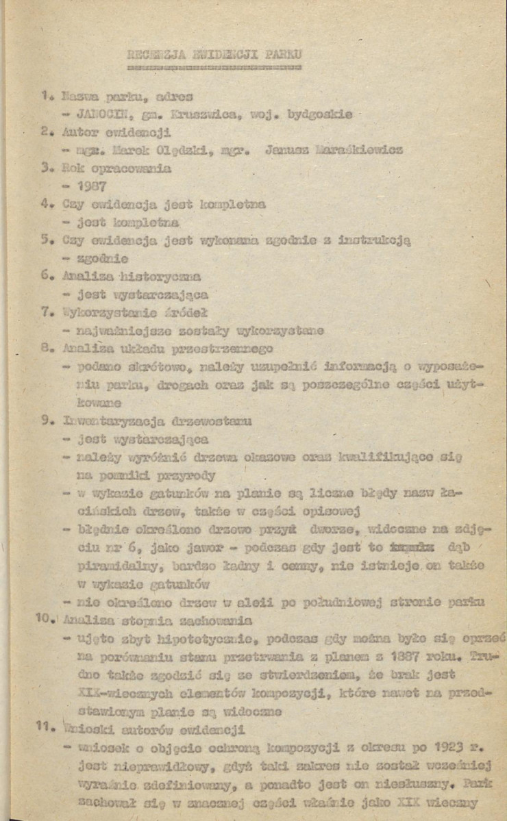 EP - Ewidencja parkowa, skan nr 8