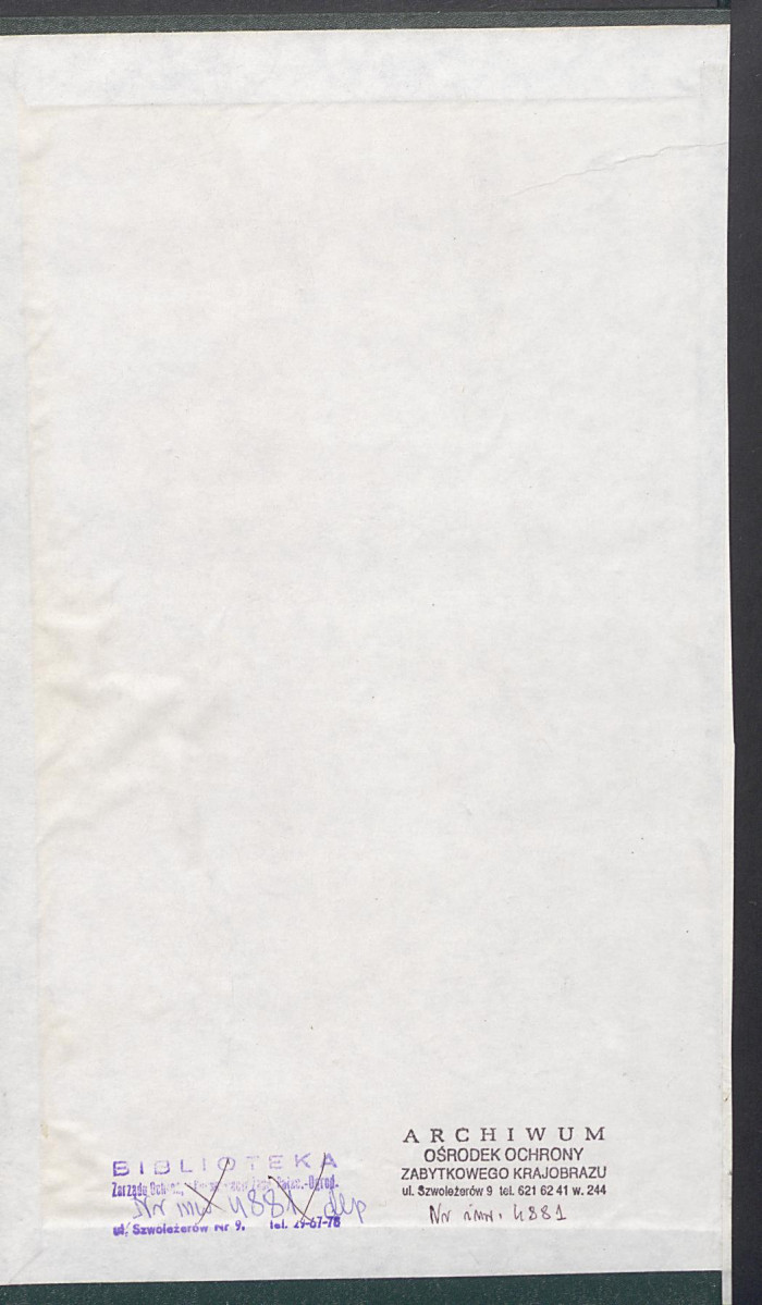 EP - Ewidencja parkowa, skan nr 2