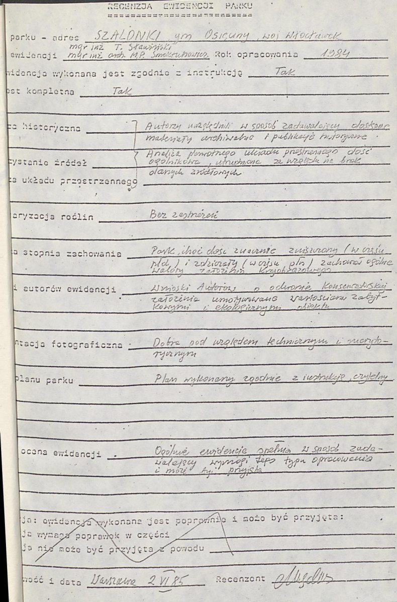 EP - Ewidencja parkowa, skan nr 5