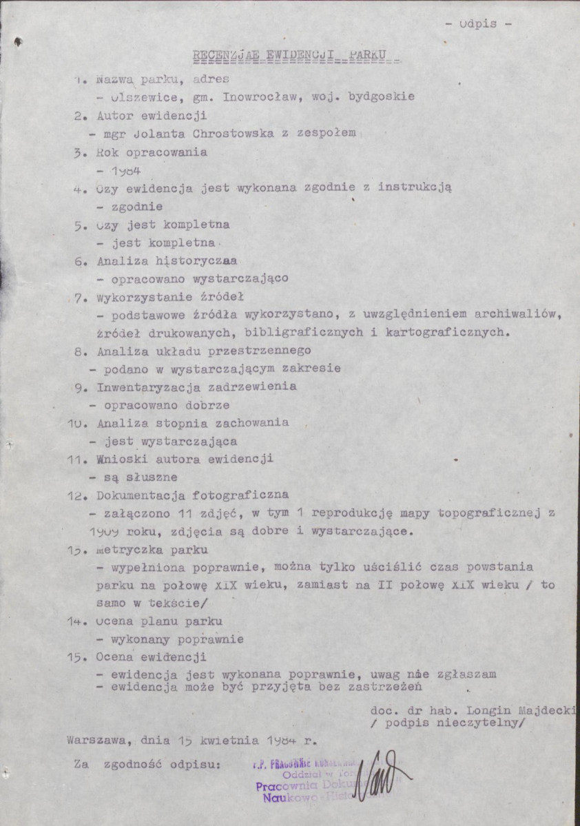 EP - Ewidencja parkowa, skan nr 4