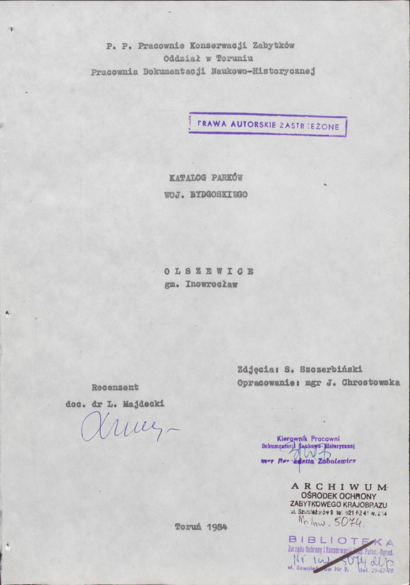 EP - Ewidencja parkowa, skan nr 5