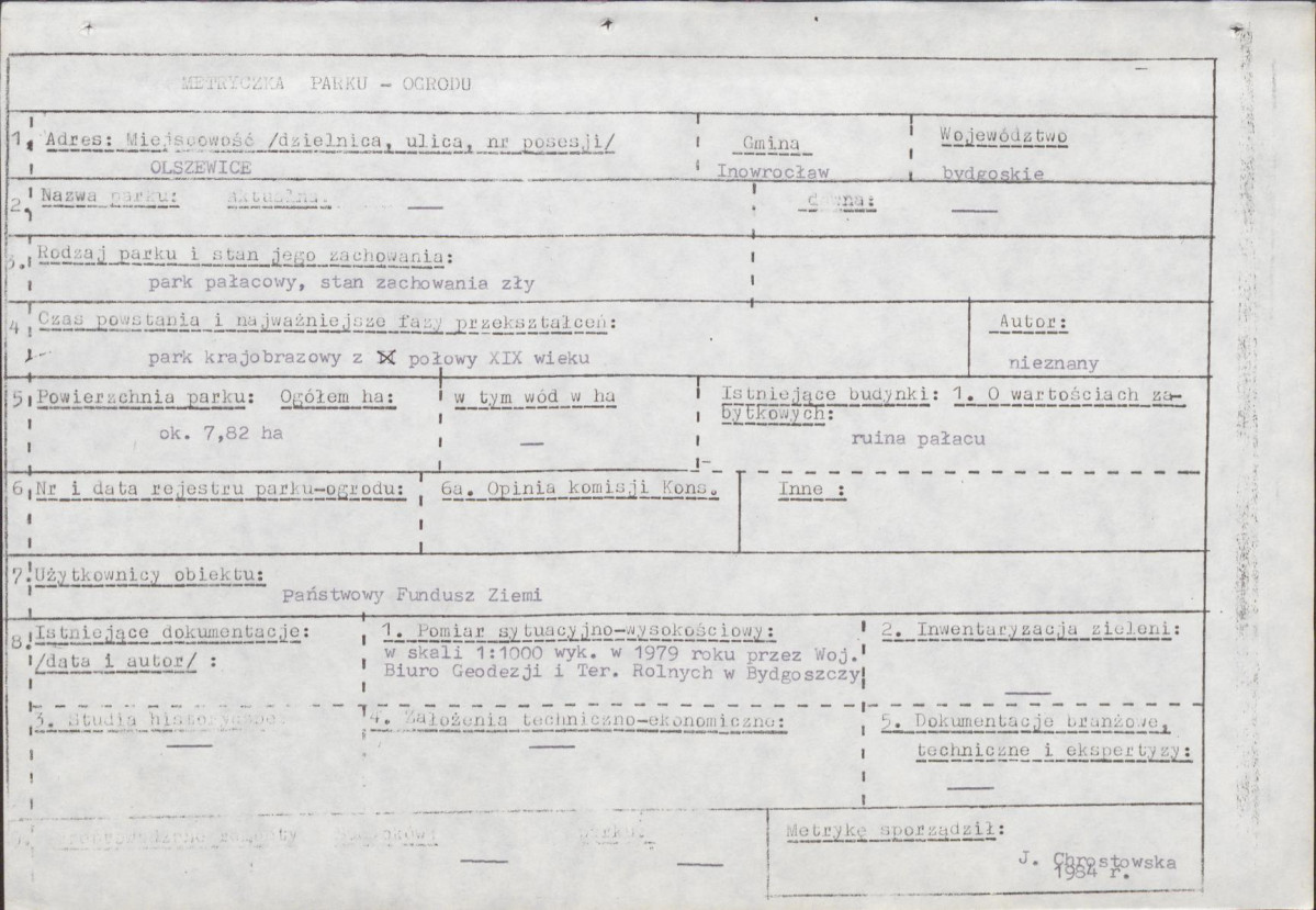 EP - Ewidencja parkowa, skan nr 6