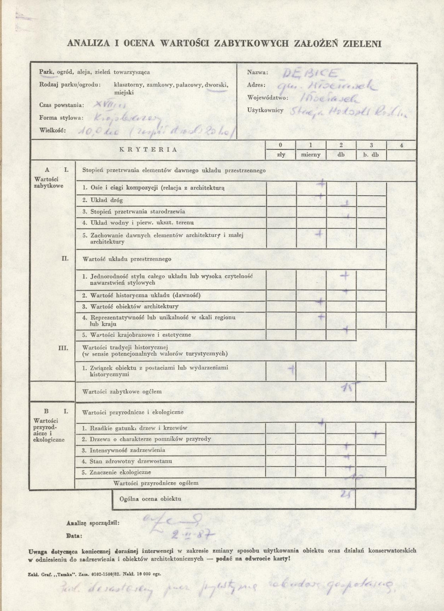 EP - Ewidencja parkowa, skan nr 3