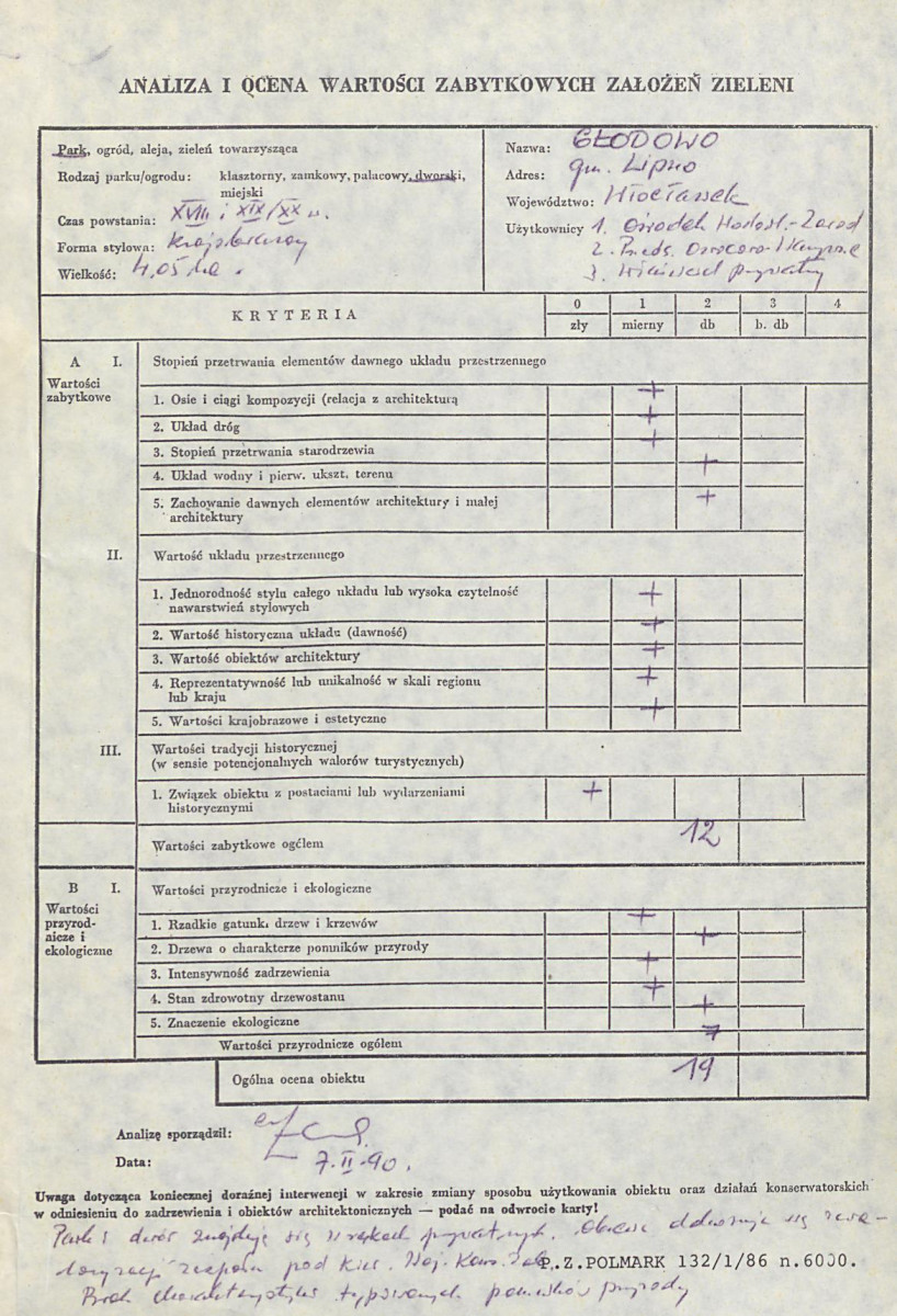 EP - Ewidencja parkowa, skan nr 3