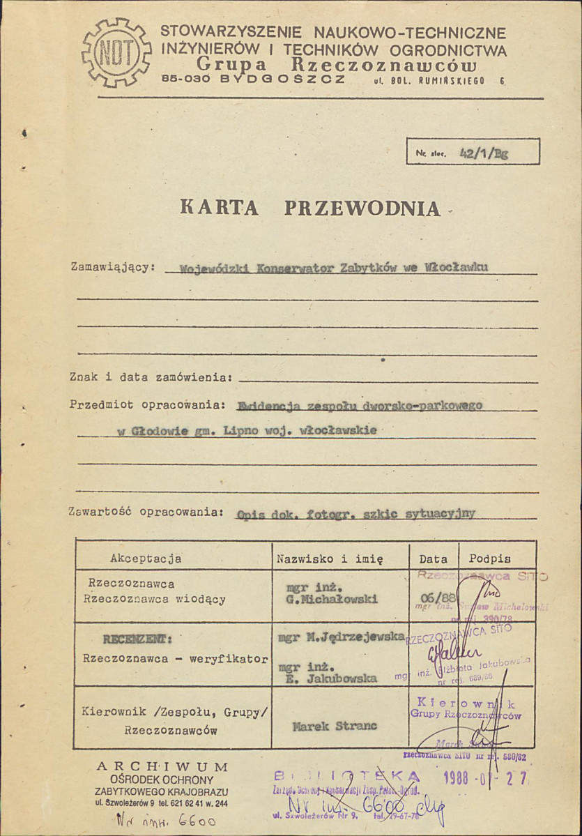 EP - Ewidencja parkowa, skan nr 4