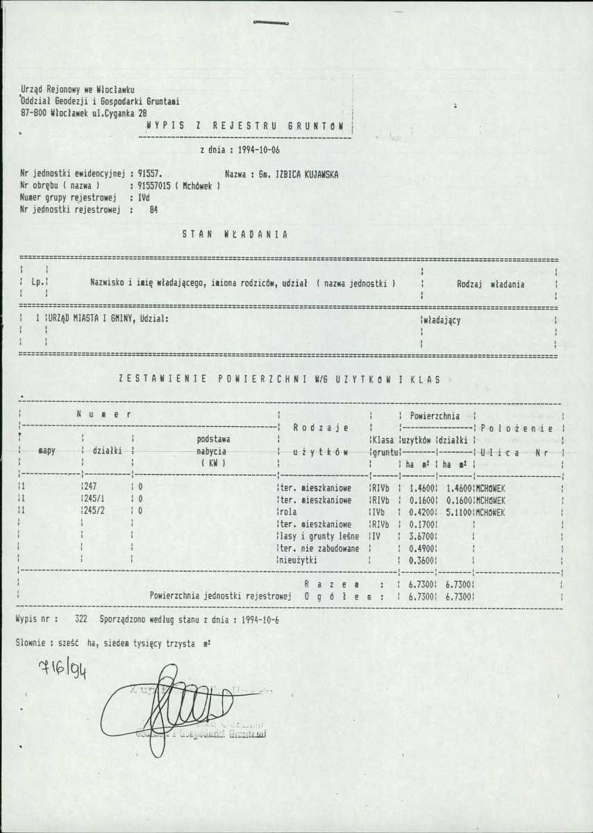EP - Ewidencja parkowa, skan nr 24