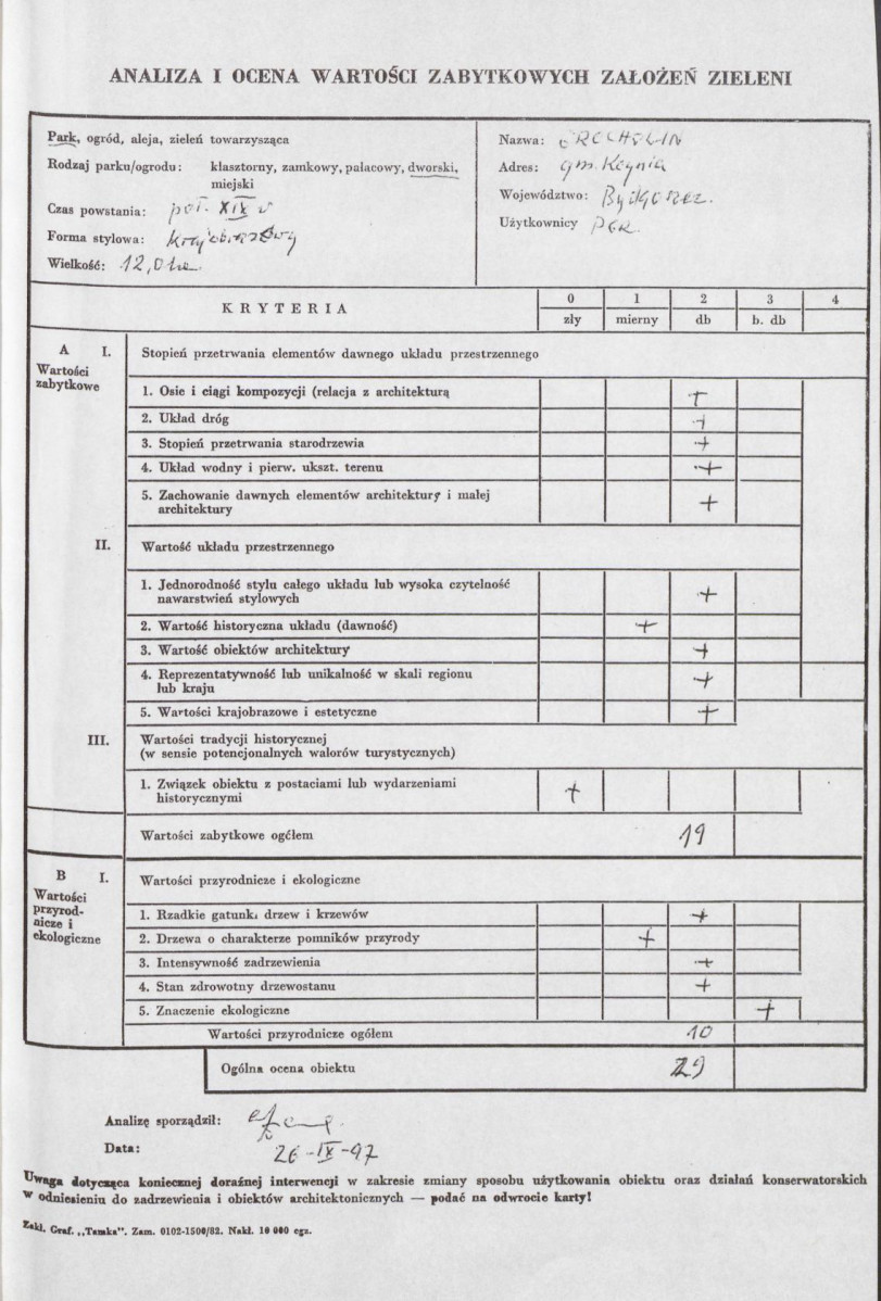 EP - Ewidencja parkowa, skan nr 3