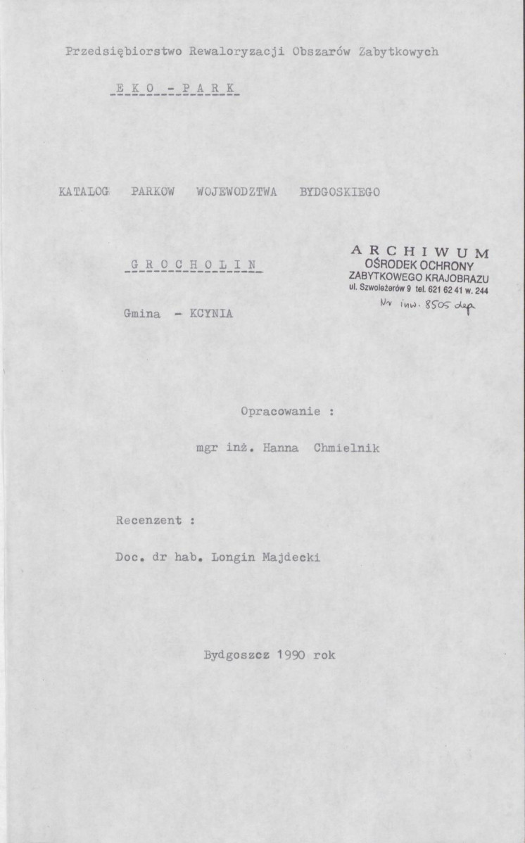 EP - Ewidencja parkowa, skan nr 4