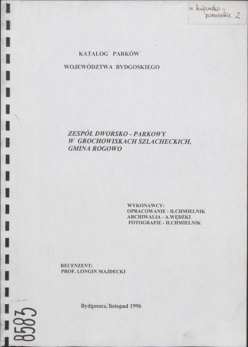 EP - Ewidencja parkowa, skan nr 1