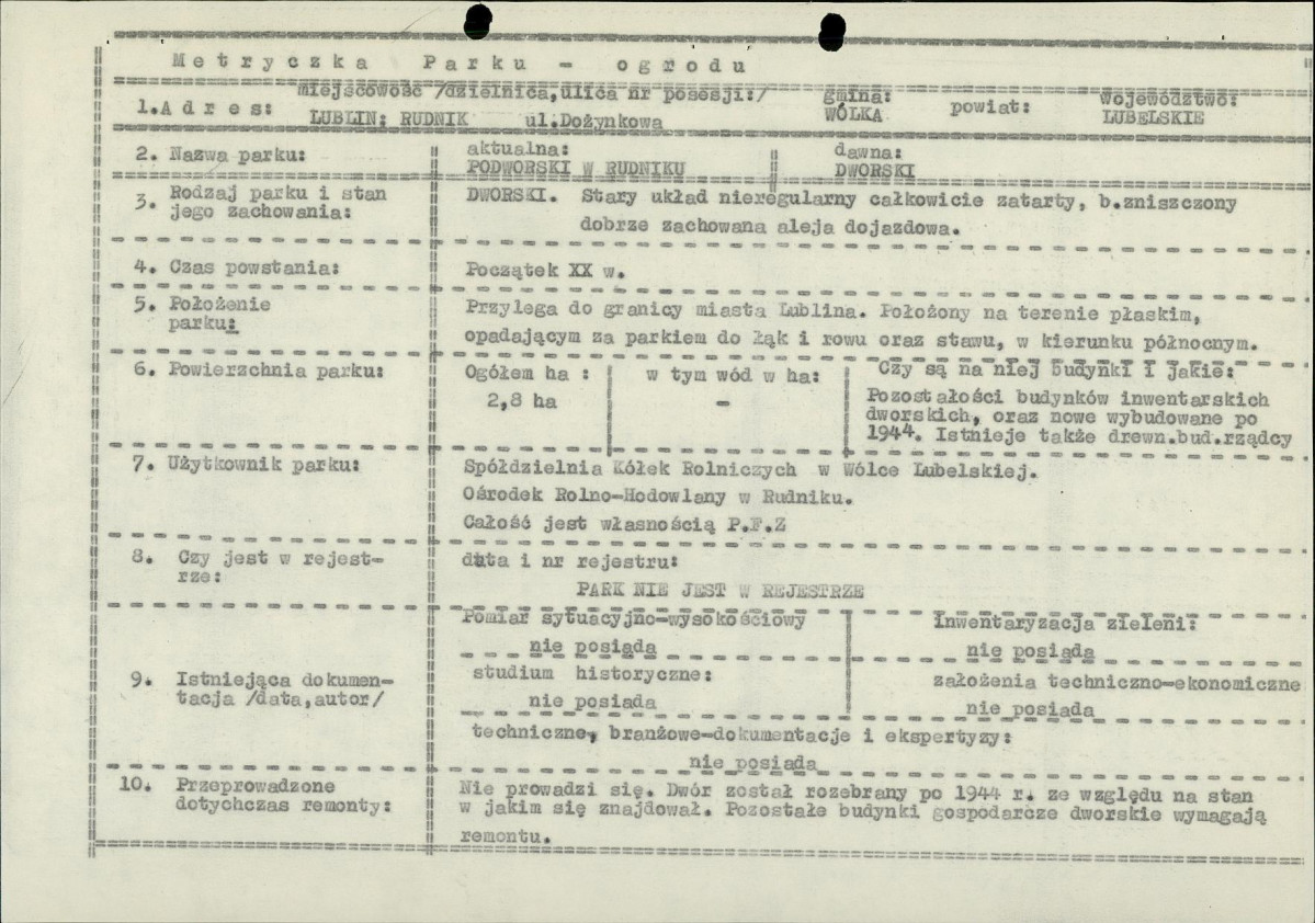EP - Ewidencja parkowa, skan nr 6