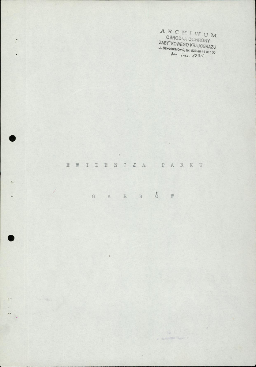 EP - Ewidencja parkowa, skan nr 3
