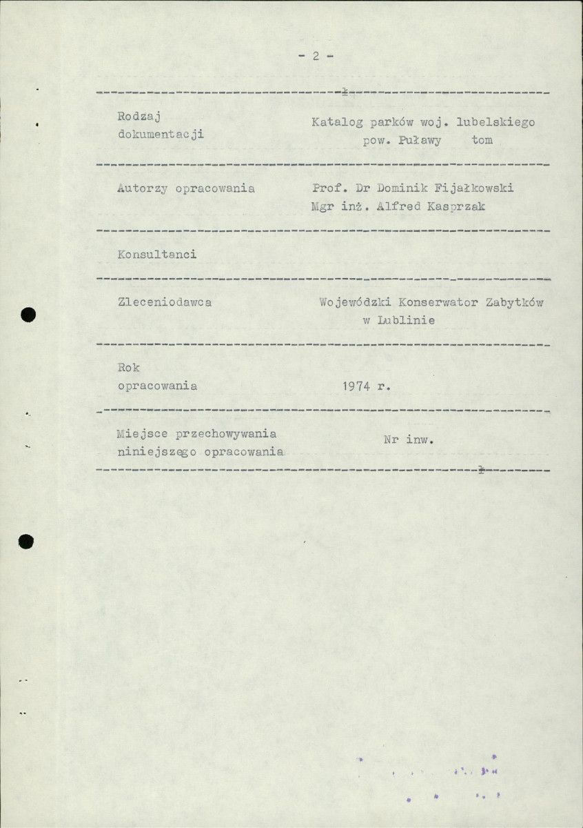 EP - Ewidencja parkowa, skan nr 5