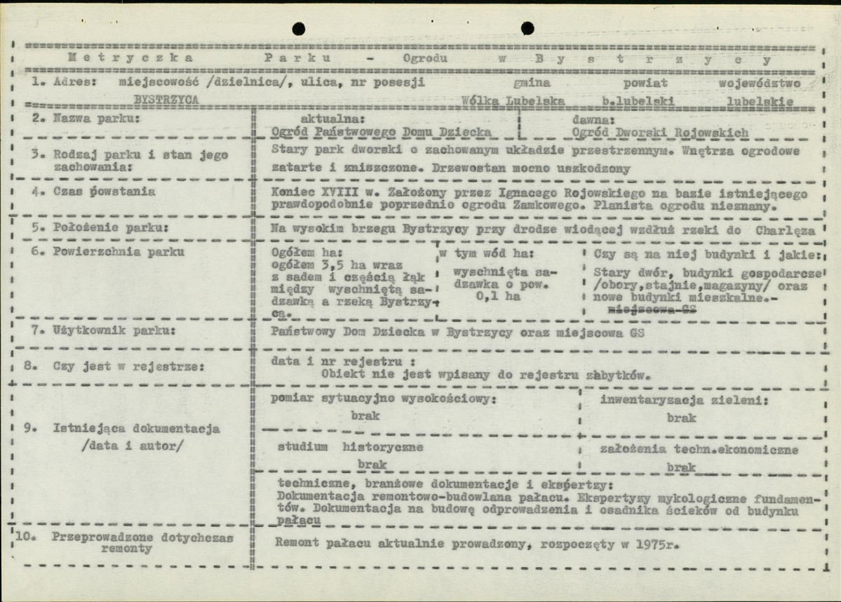 EP - Ewidencja parkowa, skan nr 5