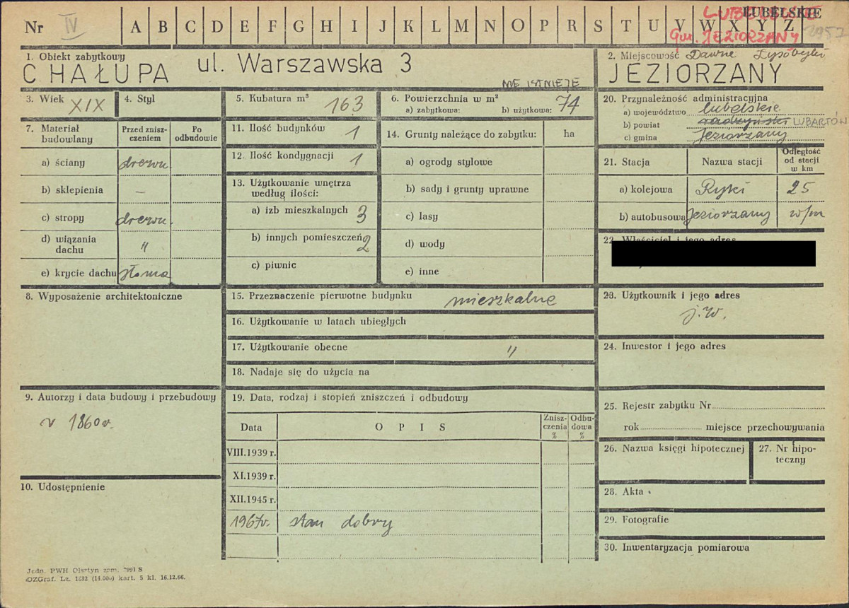 KZ - Karta zielona, skan nr 1