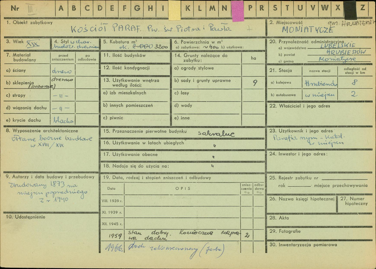 Karta zielona, skan nr 1
