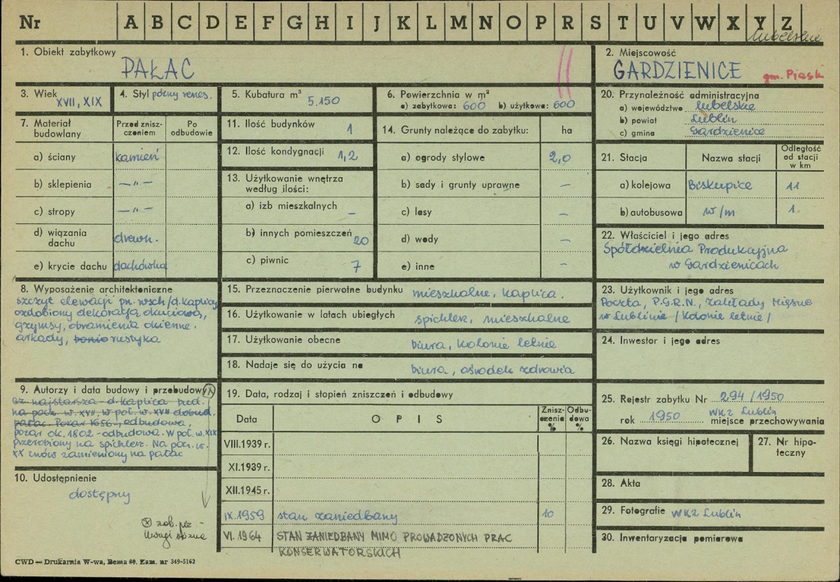 Karta zielona, skan nr 1