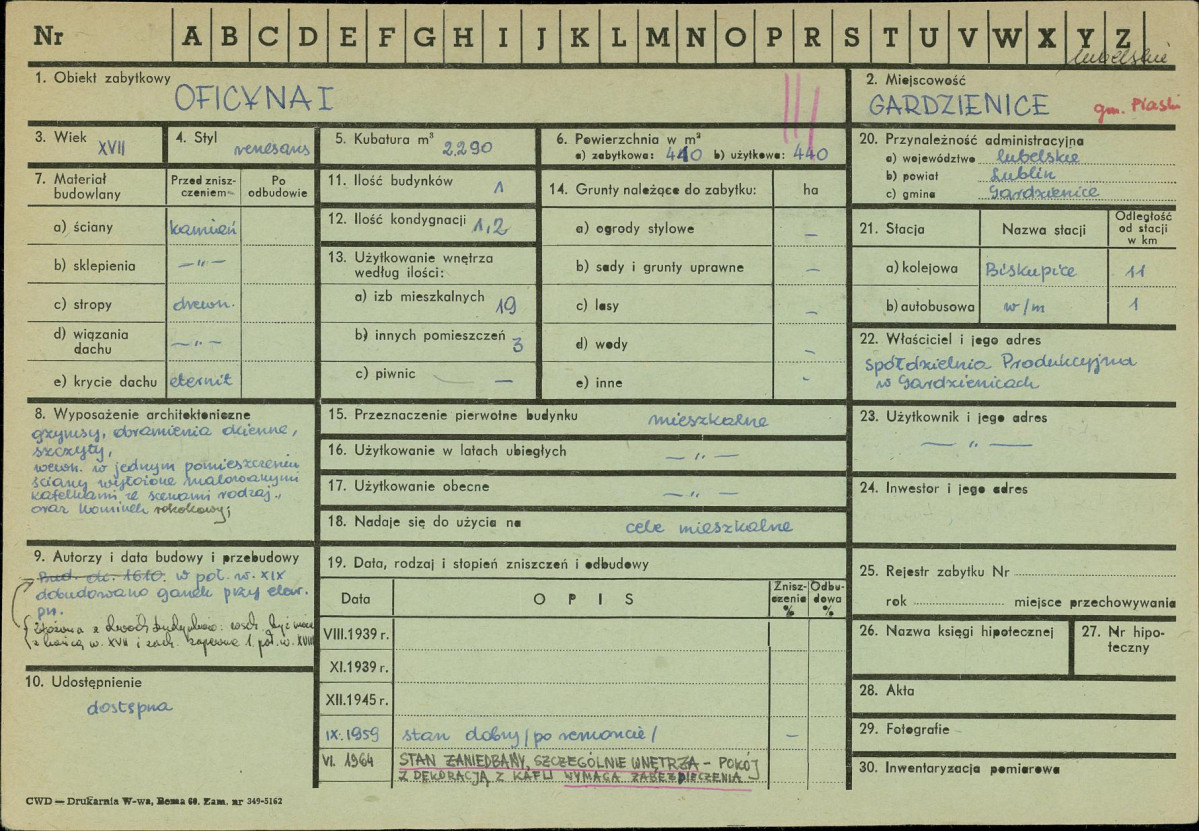 Karta zielona, skan nr 1