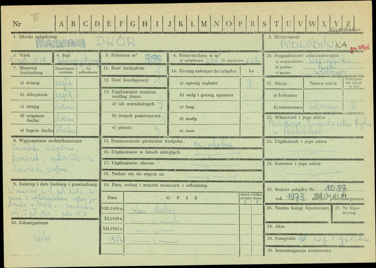 KZ - Karta zielona, skan nr 1