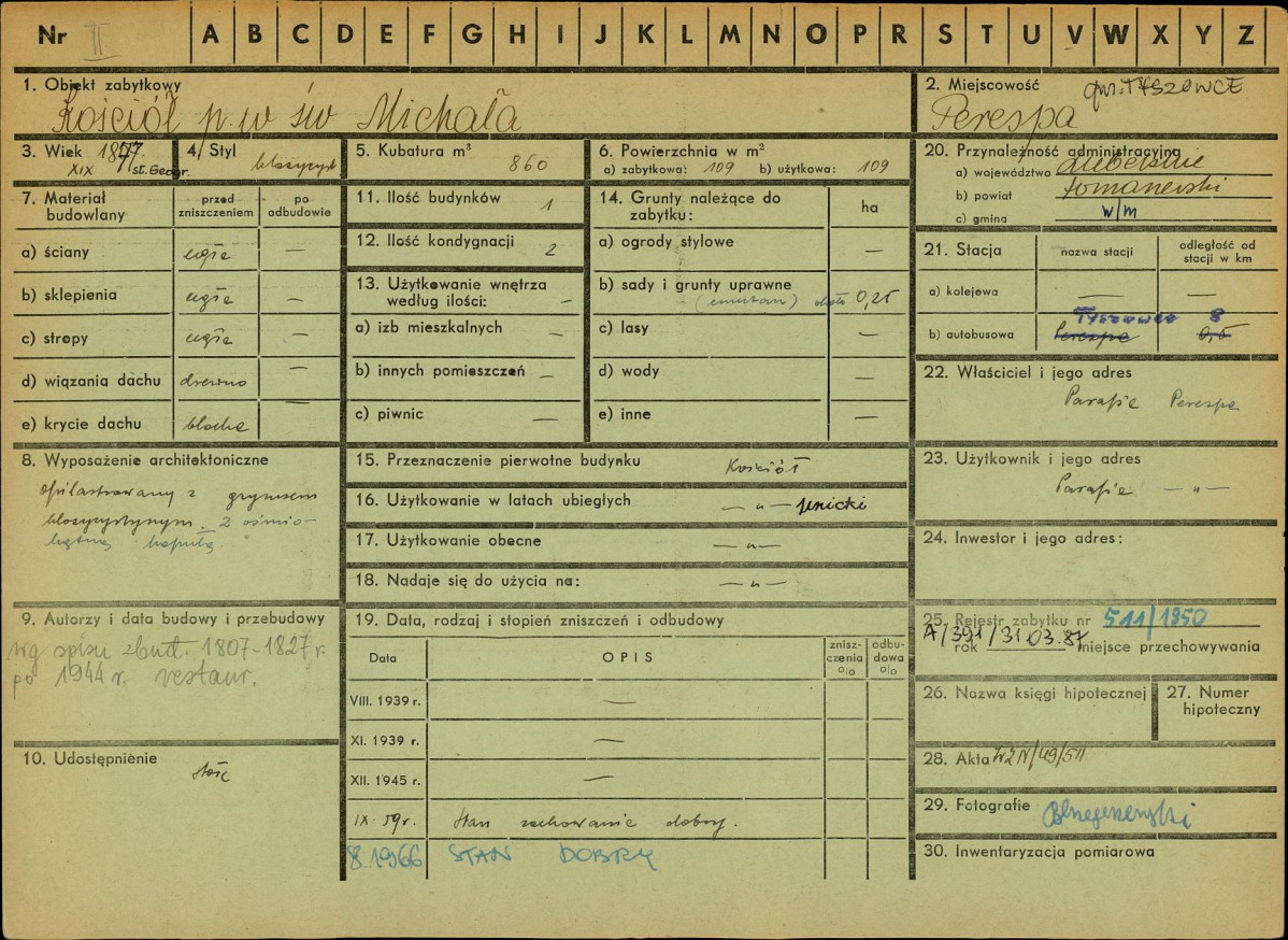 KZ - Karta zielona, skan nr 1