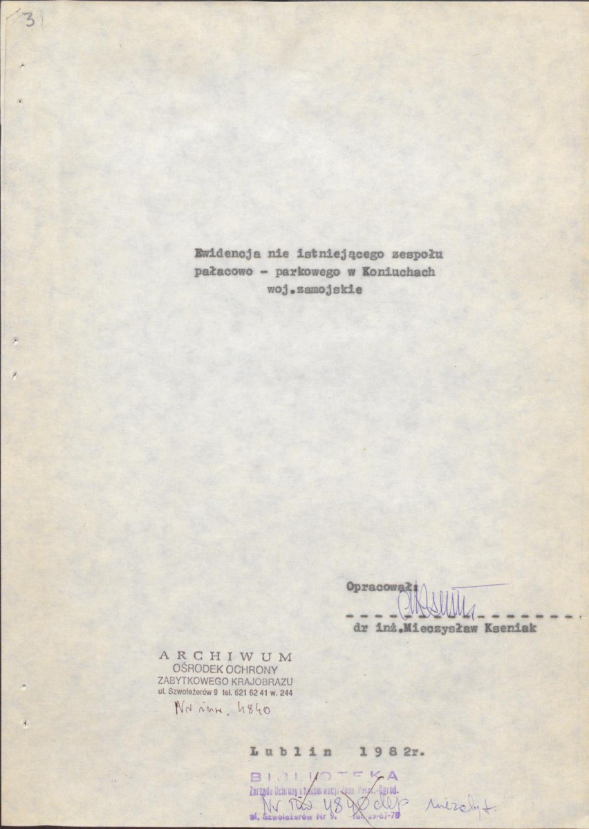 EP - Ewidencja parkowa, skan nr 4