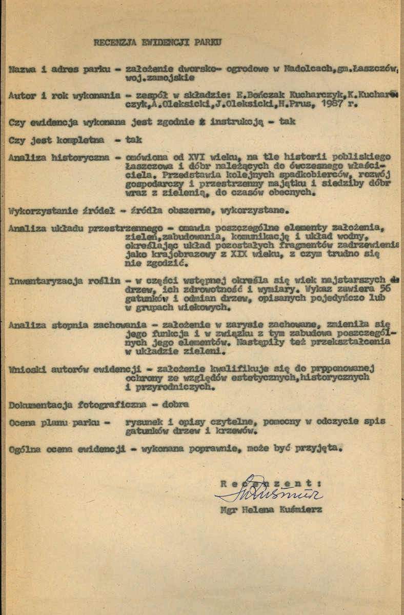 EP - Ewidencja parkowa, skan nr 4