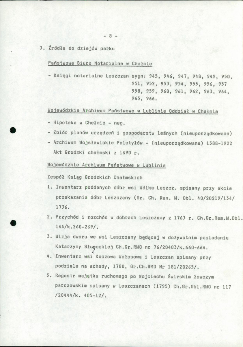 EP - Ewidencja parkowa, skan nr 15