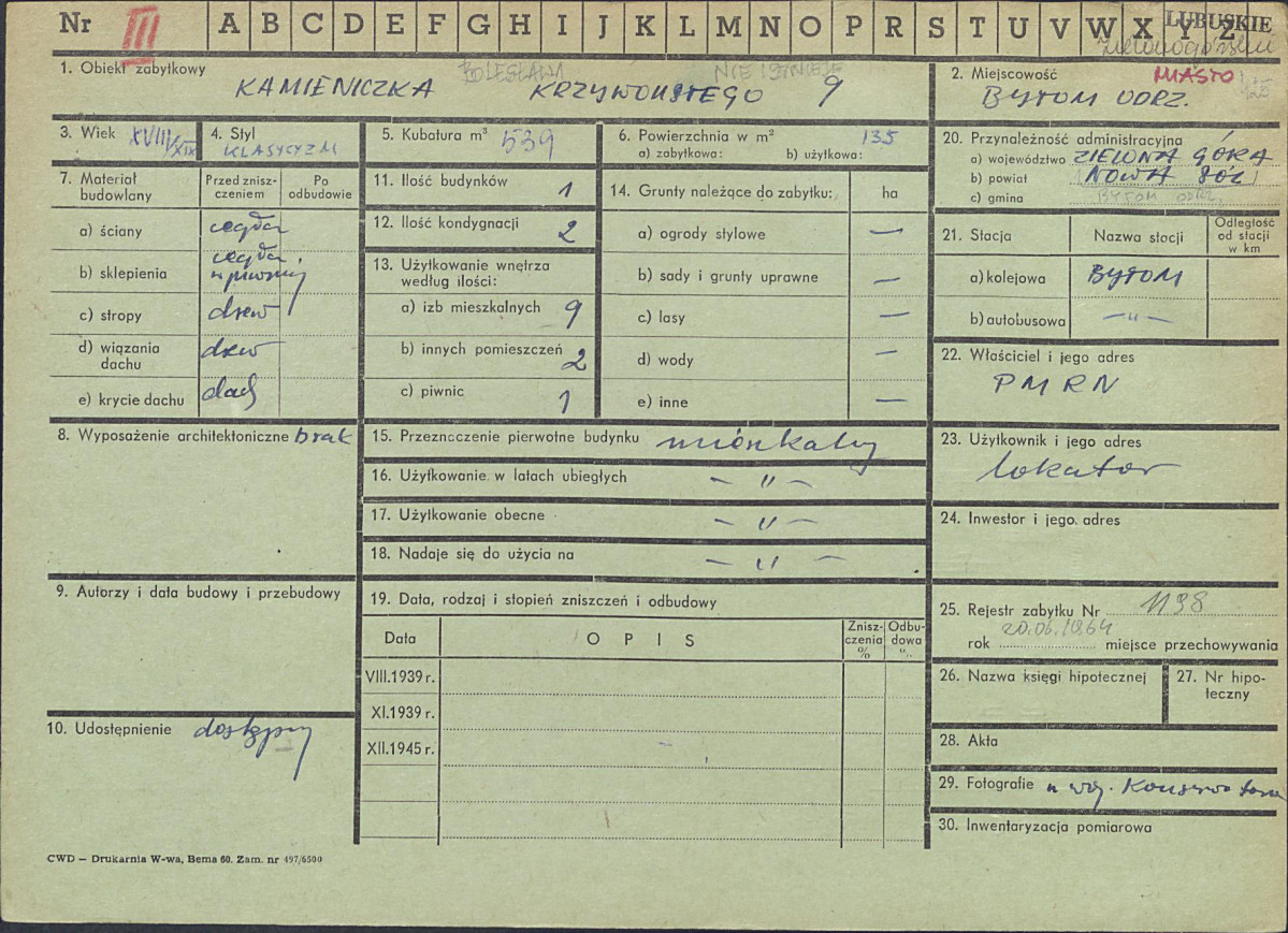 Karta zielona, skan nr 1