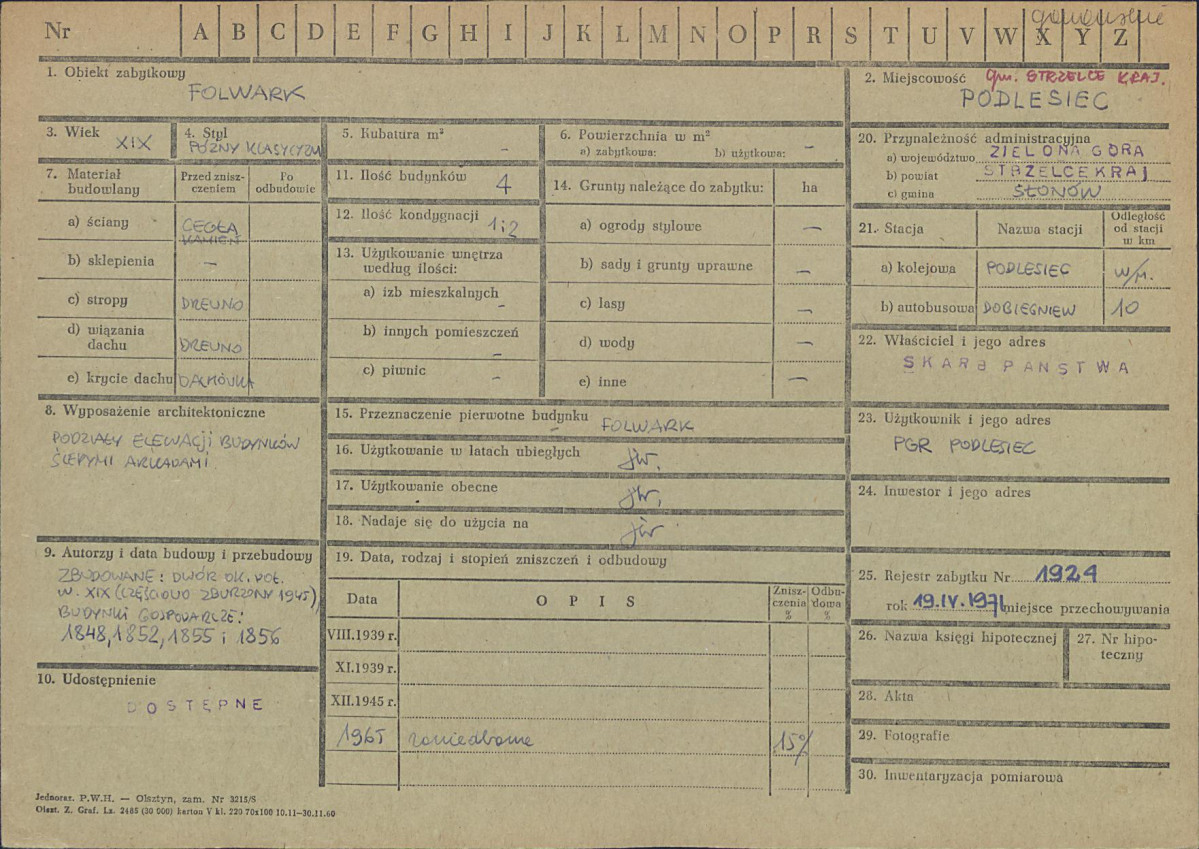 Karta zielona, skan nr 1