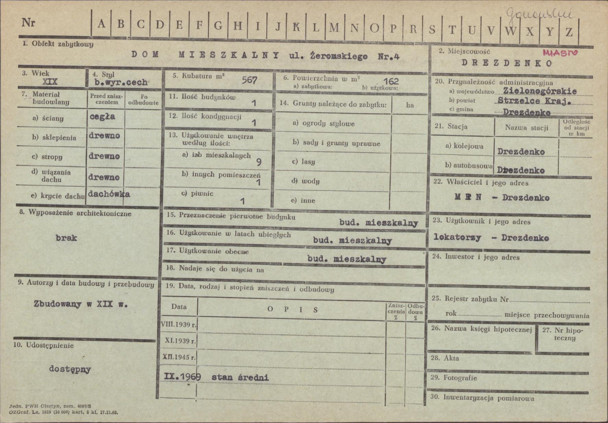 Karta zielona, skan nr 1